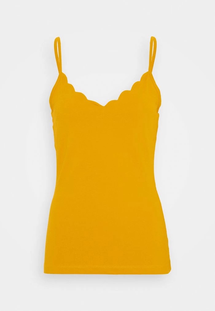 T-Shirt ANNA FIELD Anna Field Top Jaune Femme | CWW-2471058